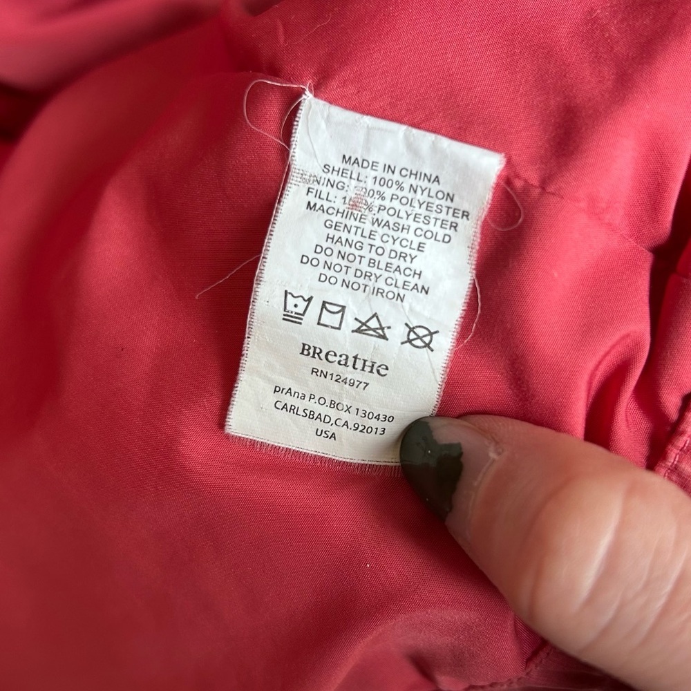 Prana Women's Vibrant Pink Active Jacket - Picture 5 of 6